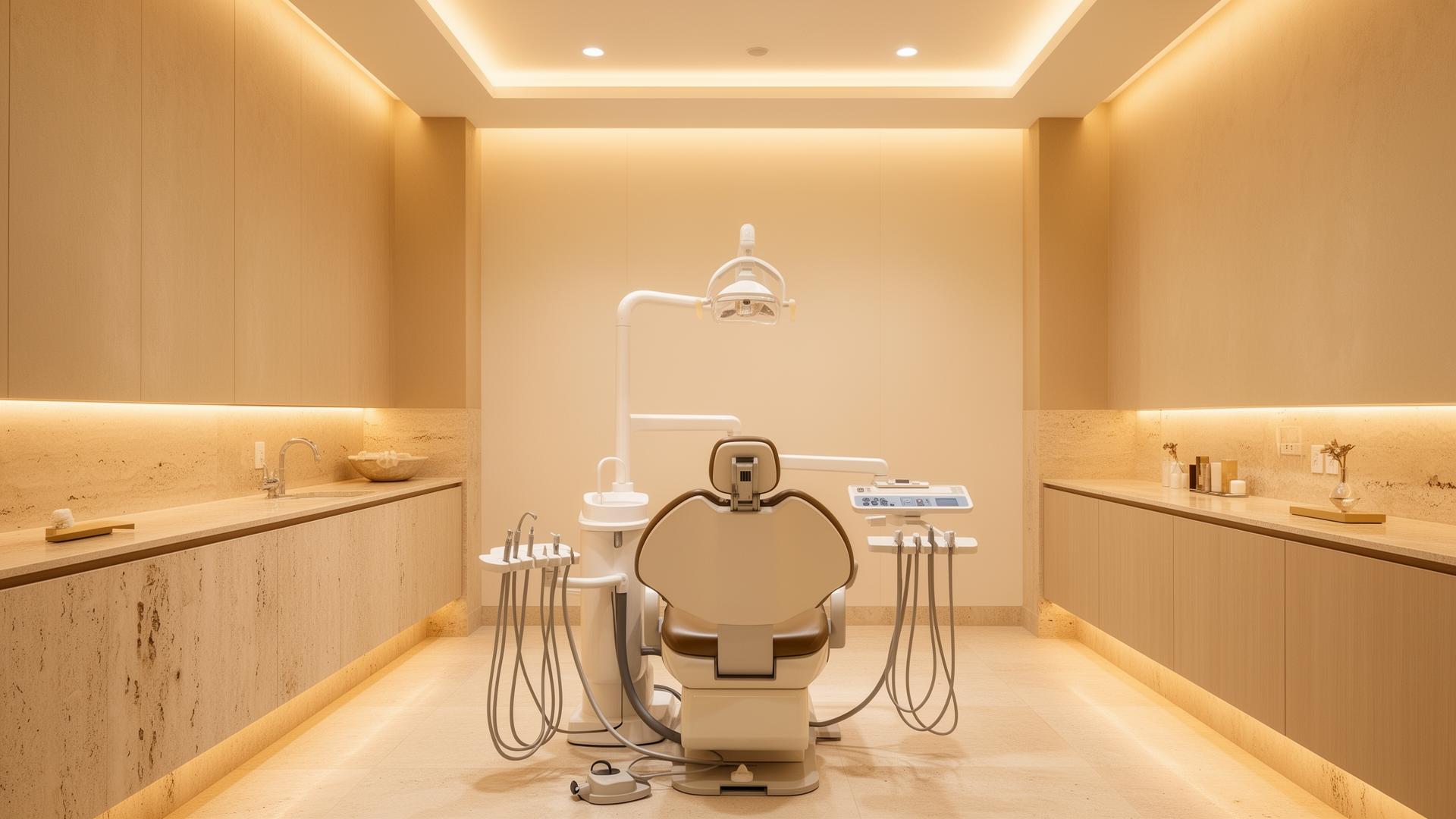 Ambiente interno da clínica Sallut Odontologia em Valinhos